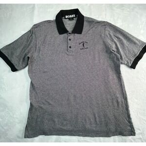 VTG BOAST Spanish Bay Pebble Beach Mens L Polo Shirt